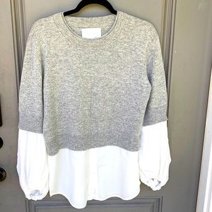 Brochu Walker two layer sweater top